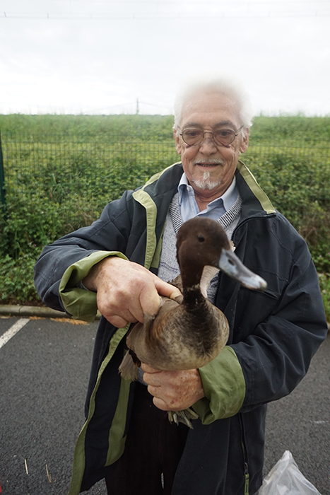 Georges mit der Gans